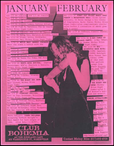 Club Bohemia flyer